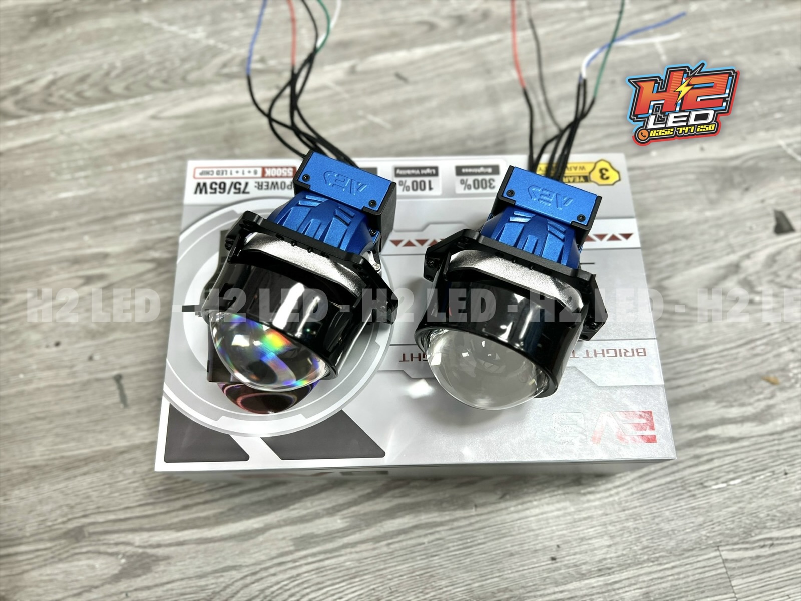 Bi cầu Led AES EV8 - 3.0 INCH - Giá 1 cặp