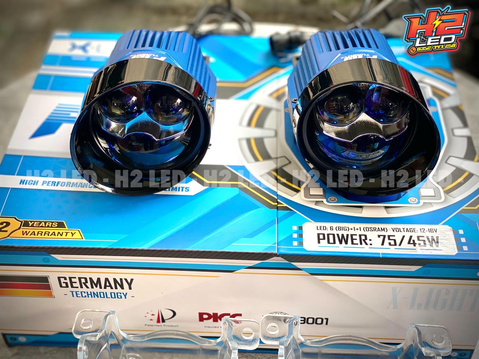 BI GẦM X-LIGHT F10 TURBO V2 - Giá 1 cặp