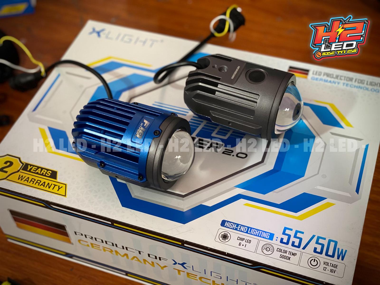 Bộ cửa đóng mở H2R cho đèn trợ sáng Kenzo CX80 - H2LED