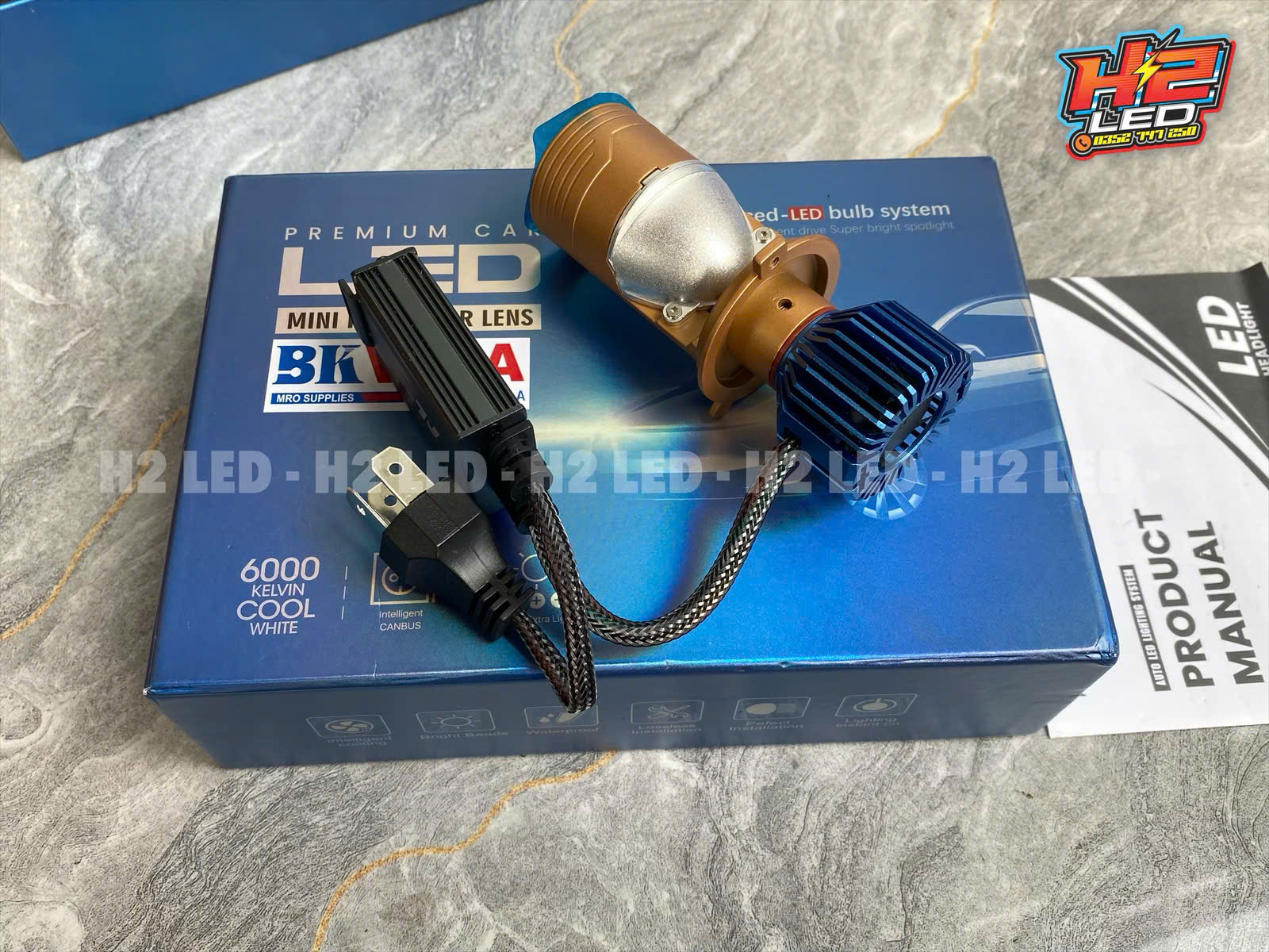 Bóng led T90S - Chân H4 - Giá 1 bóng