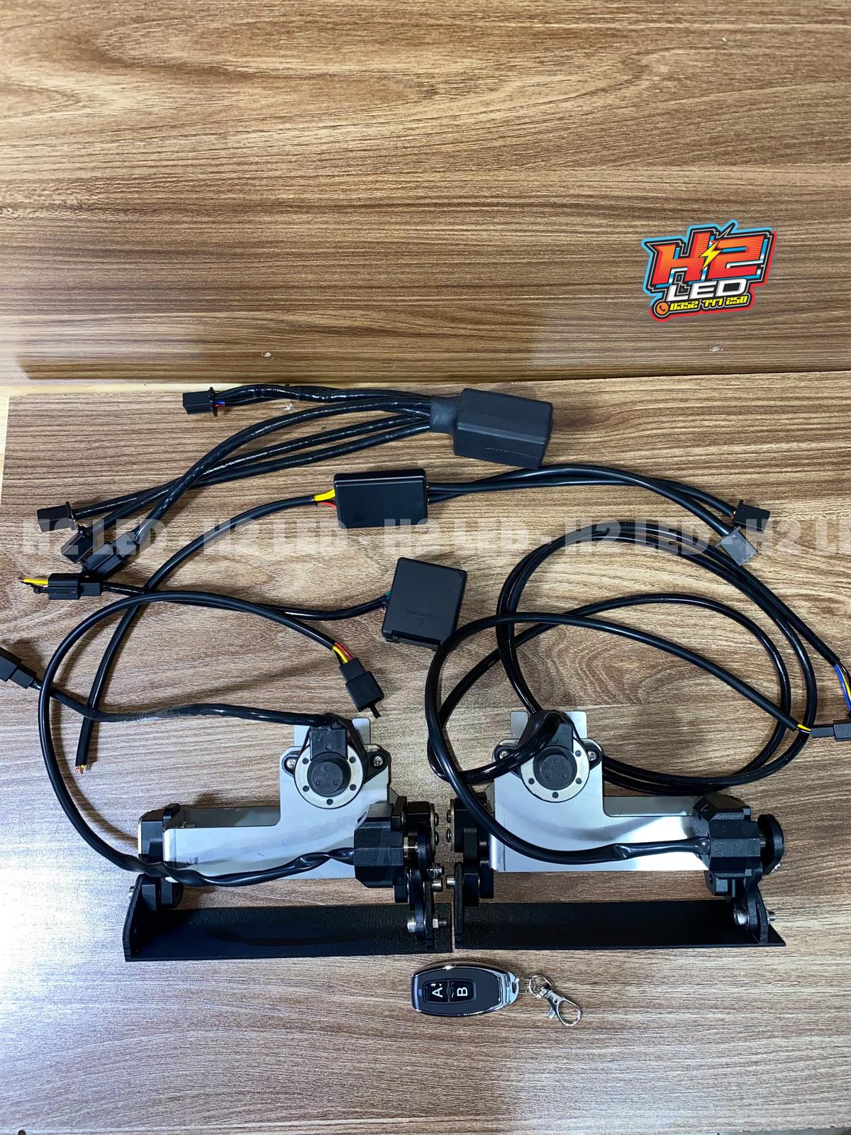 Bộ cửa gập + Chỉnh điện H2R cho Aozoom Ex3